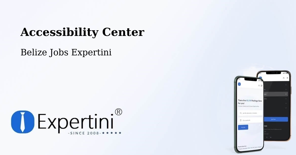 Accessibility Statement – Belize - Belize Jobs Expertini
